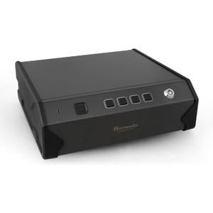 Hornady Biometric Keypad Vault (97536) - Fingerprint Safe, Secure Your Pistol and Valuables, Quick Access - Digital Keypad Access and Backup Key - Ideal for Home and Nightstand