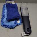 24" Spray Mop Wet Dry Heavy Duty 28oz 55" Handle 2 Pads Blue