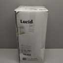 LUCID 2 Inch Gel Memory Foam Mattress Topper, Queen size 5 Zones Cooling Gel Infusion CertiPur Certified Foam