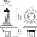 HELLA H4 130/90W High Wattage Bulb, 12V