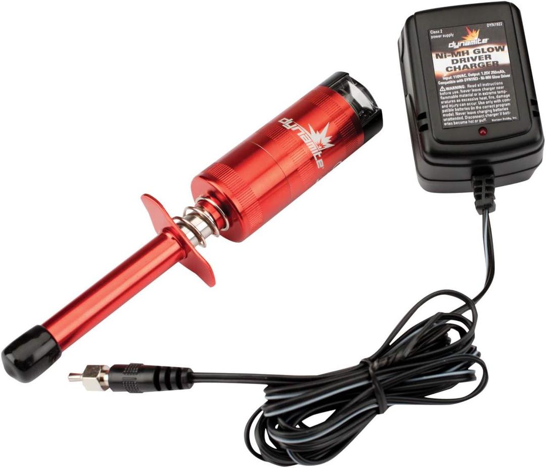 Dynamite Metered Glow Driver with 2600mAhNi-MH & Charger DYN1922 Glow Plugs