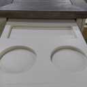 Signature Design by Ashley Bolanburg Farmhouse Chair Side End Table with Outlets and USB Ports, Antique Cream & Brown (Whitewash)