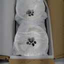 KitchenLeStar Cat & Dog Bowls - Ceramic Elevated Pet Raised Cat Food Bowls, 12 Ounce, Dishwasher Safe