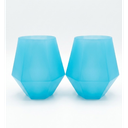 Diamond Silicone Wine Glasses