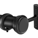 Adjustable Heavy Duty Curtain Rods with Brackets 1 Inch Matte Black Curtain Rod 