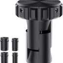 AirTag Bike Mount Hidden in Fork - Waterproof Anti-Theft Airtag Holder for Bicycle Frame Tubes (Fits 22-38mm/0.87-1.5in) w/Tools, Durable ABS & Steel, for Apple Tracker Mount, Stealth &Ultra-Secure
