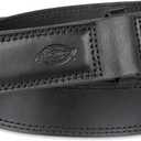 Dickies Men's Dickies Unisex Leather Mechanic No-Scratch Work Belt - Buckleless, Snap-On Belt (Black, S)