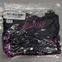 Lilosy Petite Sexy Women Floral Lace Pajamas Lingerie Set High Waist Sheer Sleepwear See Through Nightwear Cami Shorts Bra and Panty 2 Piece Black X-Small