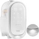 Felizbebe Bottle Warmer for Breastmilk, 11in1 Double Bottle Warmer Large Touchscreen with Night Light, Detachable for Easy Cleaning & Accurate Temperature Control, Timer, Milk Warmer for Baby