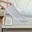 Whatsbedding Memory Foam Mattress Topper Full,5 Inch Bamboo Viscos Fabric