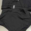 Women Plus Size High Waisted Bikini - Ribbed Two Piece Swimsuit Tummy Control Bathing Suit V-Wired 2025 Swimwear (Medium, Black)