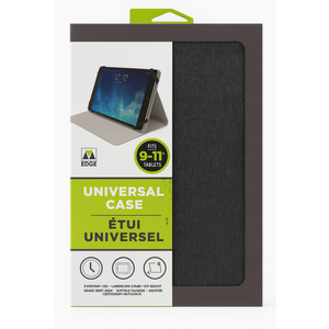 EDGE Universal Tablet Case – Fits 9" to 11" Tablets – Protective Stand Cover