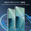 For Samsung Galaxy Z Flip 7 Screen Protector, 2 Inside Flexible Film& 2 Front Tempered Glass& 2 TPU Back Protector& 2 Metal Camera Lens Protector, Full Protector Anti-Scratch, Easy to Install