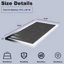 2 Inch Thin Box Spring for Twin Bed Base - Heavy Duty Metal Mattress Foundation with Fabric Cover,Low Profile Twin Box Spring Only,Noise Free,Easy Assembly
