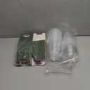 24 Set Christmas Novelty Gift Card Holders Cupholders with Disposable Clear Plastic Cups 6 Style for Holiday Gifts Wrapping Xmas Party Favors Supplies