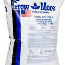 Grow More 10-52-10 NPK Fertilizer - 25lbs of High Phosphorus Fertilizer for Plants - 100% Water Soluble - Bloom Boost for Flowers - Phosphorus for Plants to Achieve Big Blooms & Growth