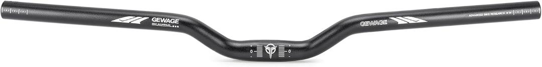 25.4 Bike Handlebar - 30mm, 55mm, 70mm, 90mm,120mm Riser Handlebar - 620mm Aluminium Alloy Mountain Bike Bicycle Handlebars (25.4-30mm Rise)