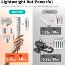 uahpet Dog Dryer, 62M/S Wind Speed with NTC Smart Temperature Control & 170 Million Negative Lons Dog Blow Dryer for Household Travel Camping
