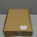 Tall Lamp Shades Set of 2, 10" Top X 10" Bottom X 13" High Large Drum Lampshades for Table Lamps Floor Lamp, Beige Line Fabric Lamp Shades, Easy Assembly Replacement Lampshades