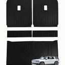 Priprilod Floor Mats Compatible with Rivian R1S 2022-2026 All Weather Protector TPE Floor Liners Custom Fit Car Mats Non-Slip