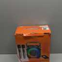 Karaoke Machine, Portable Bluetooth Speaker with 2 Wireless Microphones for Adults & Kids with Lights, Karaoke Microphone with PA System Supports USB/TF/REC/FM/AUX for Home Party Home System Packages (Black)