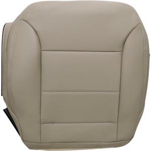 Driver Bottom Leather Replacement Seat Cover Tan Compatible with Mercedes-Benz ML 320 ML 350 ML 450 2009 2010 2011 2012 2013