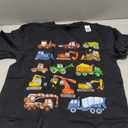 Construction Excavator for Boys Girls Men and Women T-Shirt (Small, Black)