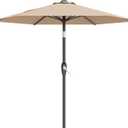 Outdoor Umbrella, Beige, (57.1 x 6.3 x 6.3 Inch)