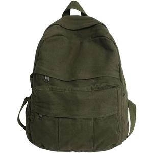 Laptop Backpack for Women Travel Canvas Backpack for Women Vintage Green Aesthetic Backpack for School