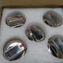Upgraded Stainless Steel W11366438 Stove Knobs, Compatible with Whirlpool Range WCG55US0HS00 WCG55US0HS05 WCG55US6HS05 WCG77US0HS00 WCG77US0HS05, Replacements for W10850010 W11084623 Stove Knob, 5PCS
