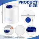 16 Gallon (60l) Hdpe Chemical Storage Tank for Chemical Feeder & Dosing Systems, Thick-wall Polyethylene Solution Tank, Leak-Resistant Industrial Liquid Container