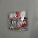 Funny Handmade Crochet Christmas Decorations,Cute Christmas Tree Santa Claus Snowman Deer Ornaments Decor with Card,Best White Elephant Gifts for Adult Kids,Unique Stocking Stuffers Idea for Women Men