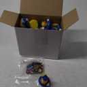 30 Pcs Graduation Rubber Ducks with Party Cards Mini Ducky Favors Graduation Cap and Certificate for Pool Bath Toys Gifts Party Supplies(Blue)