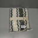 Moreone 2 Piece Lounge Set Women Short Sleeve Striped Crochet Knit Sets Two Piece Button Up Pajamas with Drawstring Shorts (Green, M)