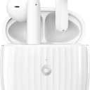 Bluetooth Earbuds Wireless Earphones Built in Mic Handset-White