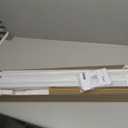 Heavy Duty Bypass Sliding Closet Door Track Hardware 96", 8 FT Aluminium Pocket Track Rail Set, Smoothly and Quietly, for 2 Door System,Silver