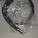 2026 Upgrade 1/2"HVAC Vacuum Hose,High-Flow Vacuum Certified Refrigerant Hose,Standard 1/2" to 1/4" Flare Fittings,20 Microns Vacuum,Faster HVAC Evacuation and Recovery,6-Feet,Black