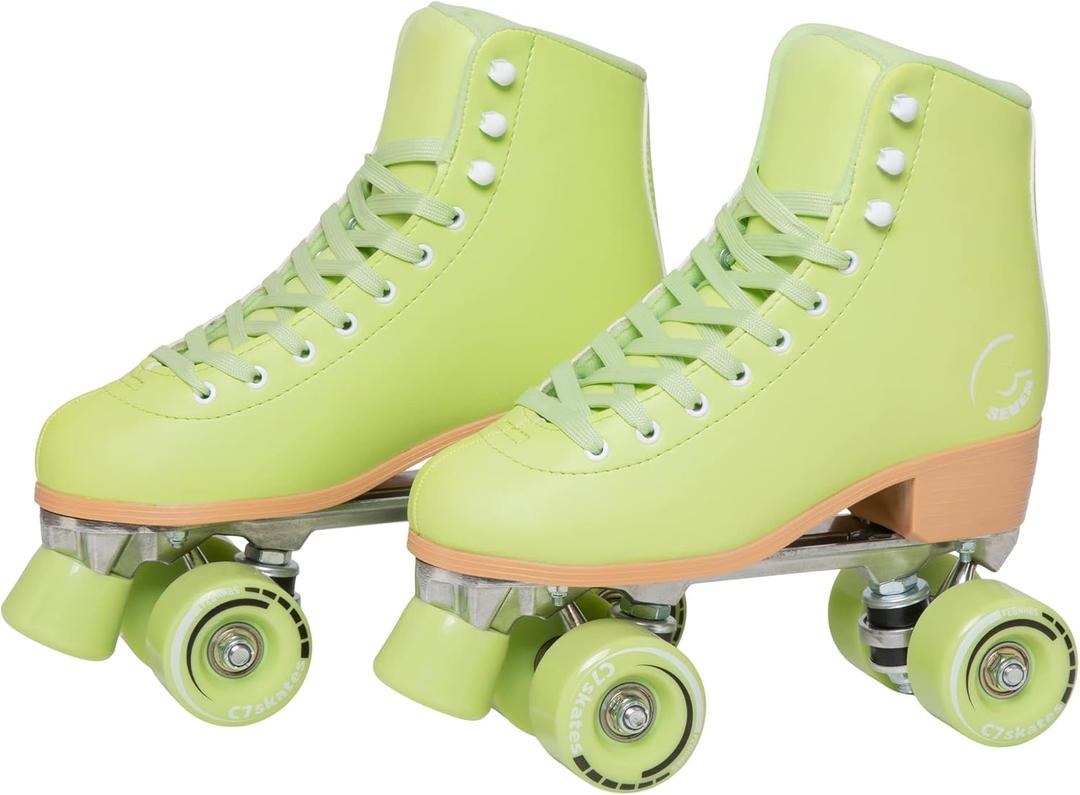 C SEVEN C7skates Cute Roller Skates for Girls and Adults (Women's 10 / Men's 9)