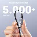 UGREEN USB B to USB C Printer Cable 3 FT, Nylon USB B to USBC Cable for MacBook Pro/Air, MIDI Cable Compatible with MIDI Keyboard/DJ Controller/DAC/Yamaha Casio Digital Piano for iPad (Silver)