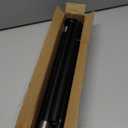 AmazerBath Spring Tension Shower Curtain Rod, 31-75 Inches Heavy Duty Tension Rod Rust Proof Bathroom Curtain Rod, Adjustable No Drill Easy Segmented Installation, Black