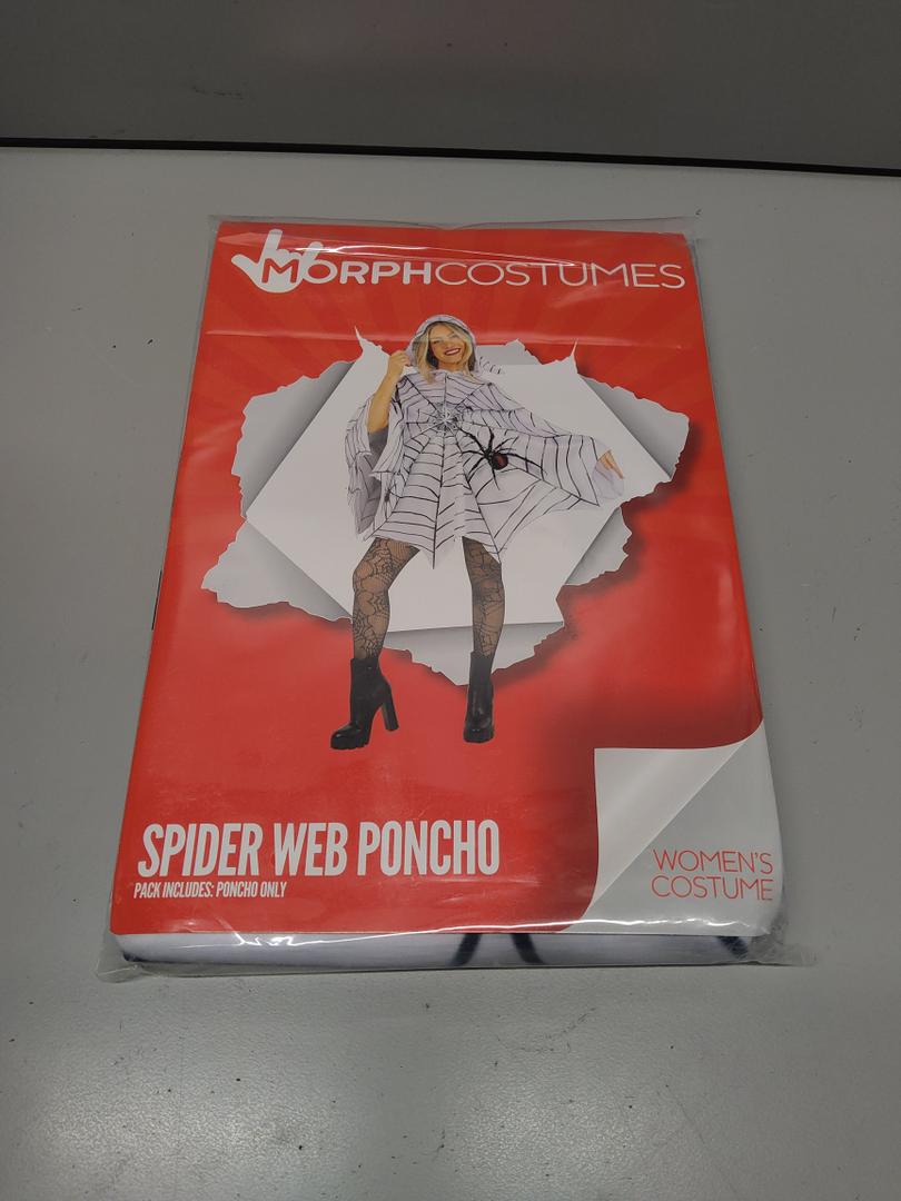 Morph Spider Costume For Women Poncho, Halloween Poncho For Womens, Halloween Costumes For Women Adult Spiders