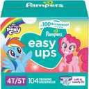 Pampers Training Pants - Easy Ups Girls & Boys - Size 4T-5T, 104 Count, My Little Pony Potty Underwear (Packaging May Vary)