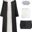 C-ZOFEK Cosplay Costume Uniform White Dress Outfit for Halloween Parties (Large)