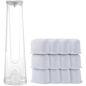 Keurig Filter Replacement Starter Kit for Keurig 2.0 Brewers K Select, K-Classic, K350 to K575, K-Cafe, Elite, K-Express, K-Duo PLUS with Side Reservoir Filter Holder and 12 Replacement Water Filters