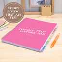 2 x Rileys Academic Planner 2025-2026, Daily, Weekly & Monthly Planner, July 2025 - June 2026, Student Notes Pages, Twin-Wire Binding, Weekly Agenda for School & Work (8.5 x 11-Inches, Pink, Diagonal)