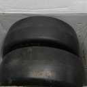 2 Pcs 13x5.00-6 Flat Free Tire and Wheel with Reinforced Rim and 3/4" Chrome Steel Bearings, 13x5x6 Lawn Mower Tires for Residential and Commercial, Zero Turn Mower Front Tires, 4.2"-6.2" Centered Hub