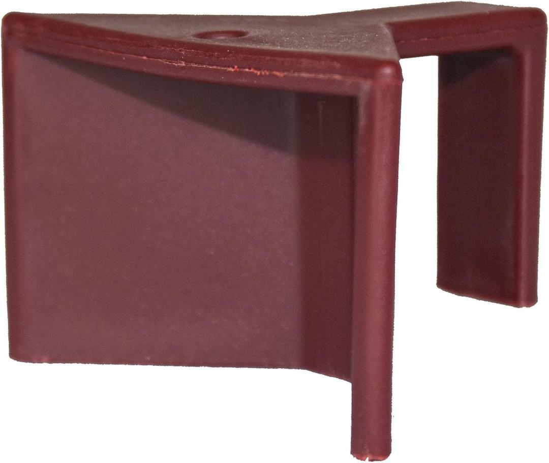 Modern Door Stop  Plastic Door Stopper for Hinged- Easy Install Mounted Hinge Stop Restrictor - Opening Stopper Wedge for Home - Ideal for Hotels, Hospitals & Schools - Red