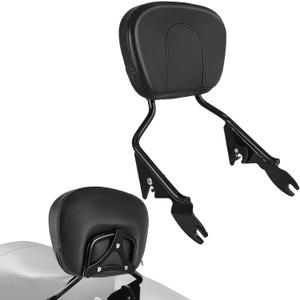 Sissy Bar for Harley Davidson Touring, Detachable Passenger Backrest Compatible with Street Glide Road Glide Road King Electra Glide Ultra Limited 2009-2024, Black