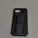 FNTCASE for iPhone 17e Phone Case: [Built-in Screen Protector & Kickstand] [Military-Grade Drop Protection] Heavy Duty Protective Full Body Shockproof TPU Rugged Protective Phone Cover Black