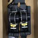 Retractable Ratchet Straps 2" x 10ft, 3,000lb Break Strength, Heavy Duty Easy Release Tie Down for Trucks, Trailers, Motorcycles, ATVs, Secure Cargo Straps